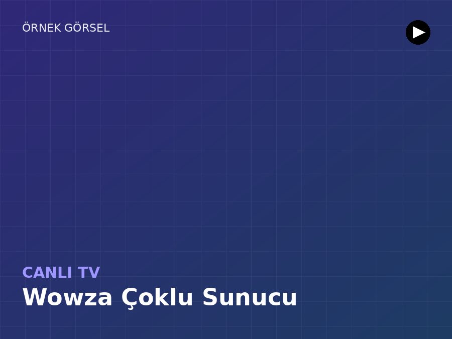 Canlı yayın projesi