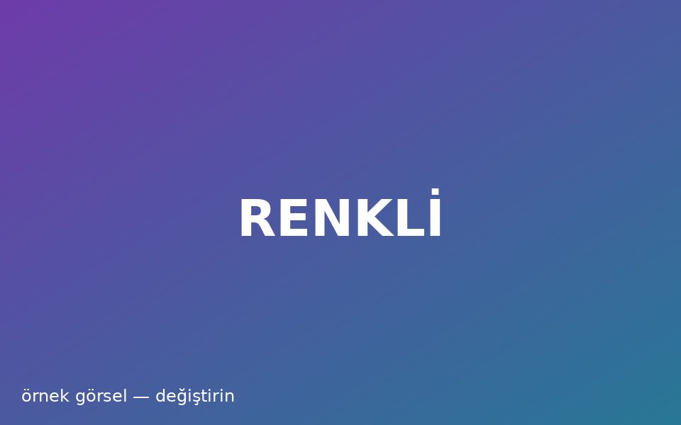 Renklendirilmiş kare